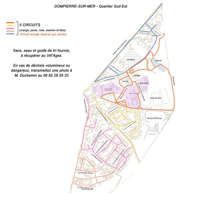 Circuit de ramassage - Centre sud-est